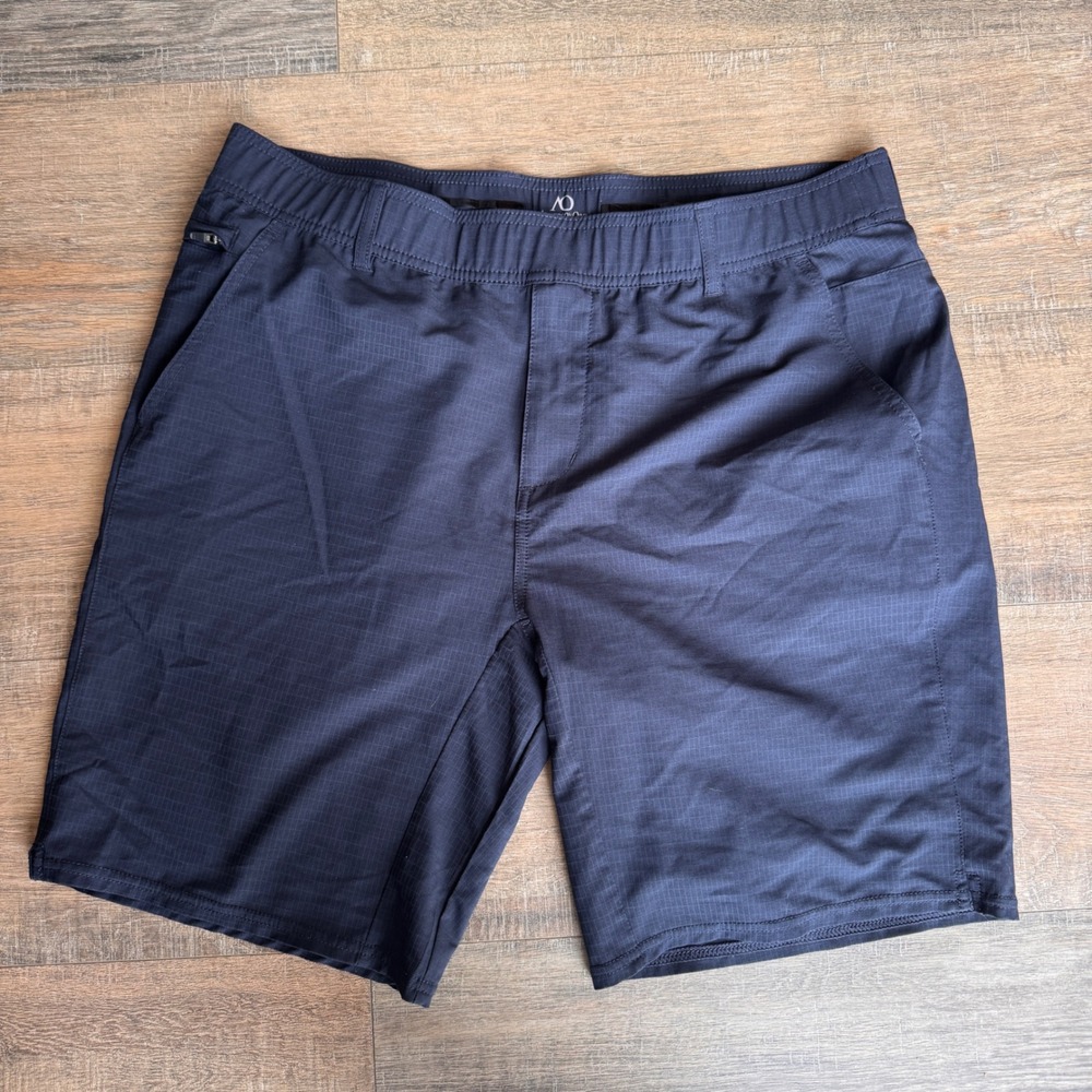 AndersonOrd Mens Navy Blue Pull On Performance Golf Shorts Size 34 Activewear